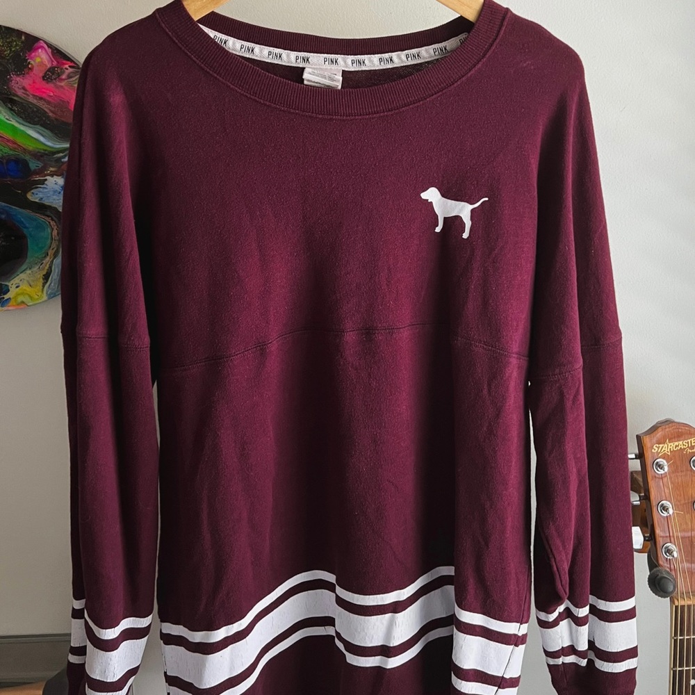VS PINK Varsity Long Sleeve